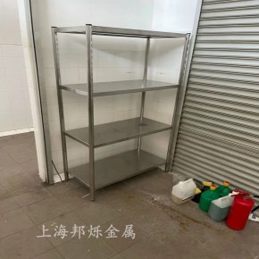  304加厚不锈钢工作台桌案板三两层打荷饭店商用厨房专用切菜操作