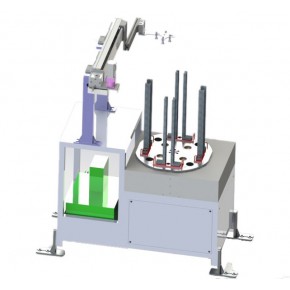 四工位供料机 多工位冲压机械手 四工位专用机床 法拉盘
