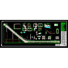 SDB500链斗熟料输送机CAD图纸