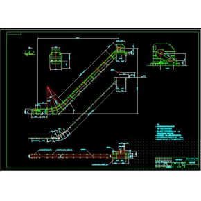 DS连续斗式输送机CAD图纸