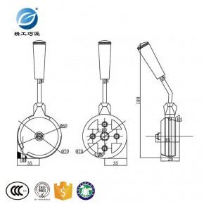  GJ103D小型压路机小型振动夯控制器割草机手油门控制器